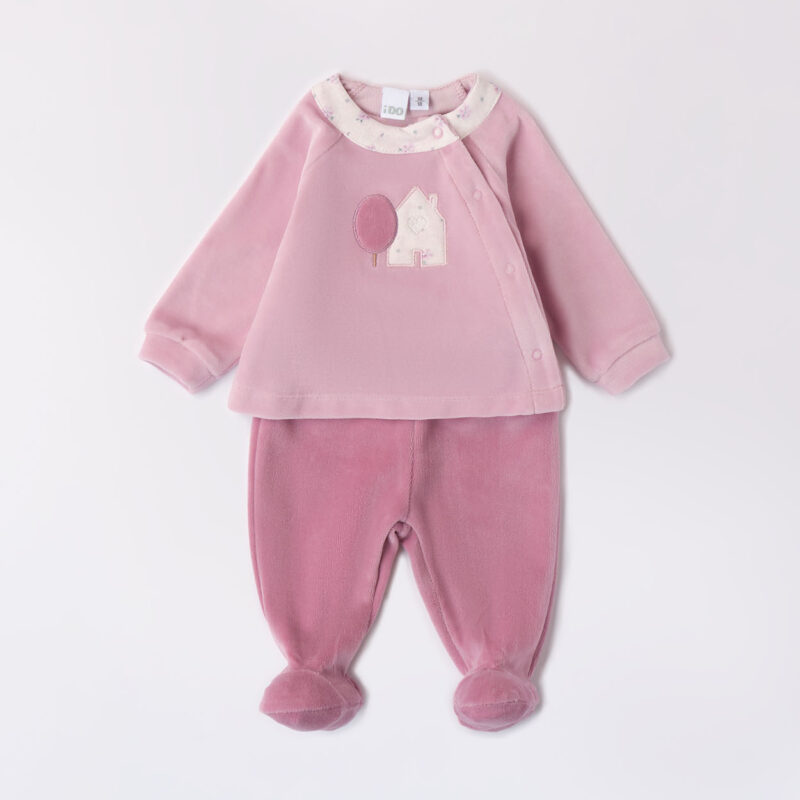 iDO – Completo neonata in ciniglia