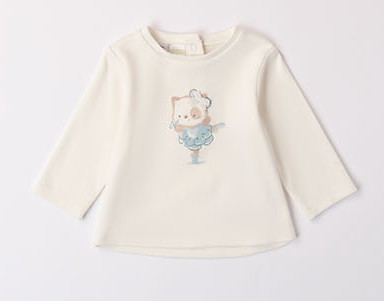 iDO – T-shirt baby femmina in caldo cotone