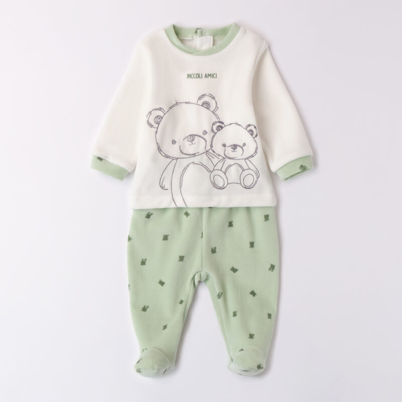 iDO – Completo neonato in ciniglia