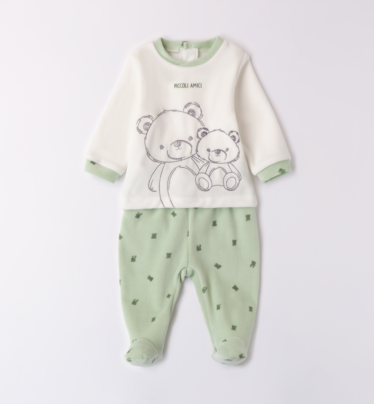 iDO – Completo neonato in ciniglia