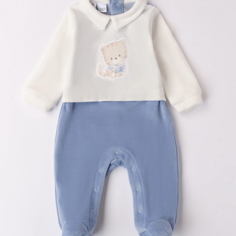 iDO – Tutina neonato in ciniglia