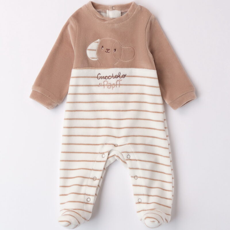 iDO – Tutina neonato in ciniglia