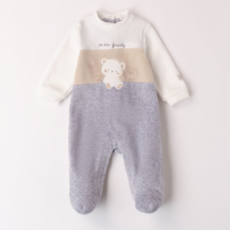 iDO – Tutina neonato in ciniglia