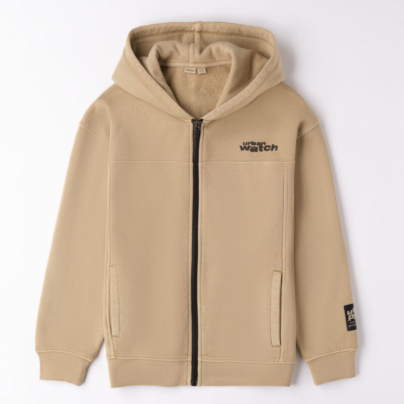 iDO – Felpa ragazzino con zip e cappuccio