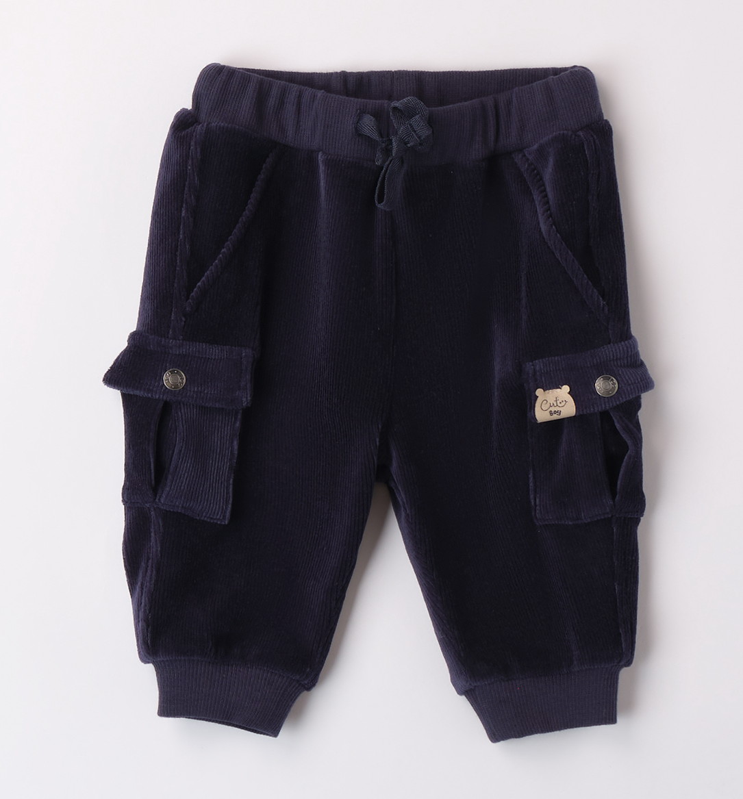 iDO – Pantalone baby maschio in ciniglia