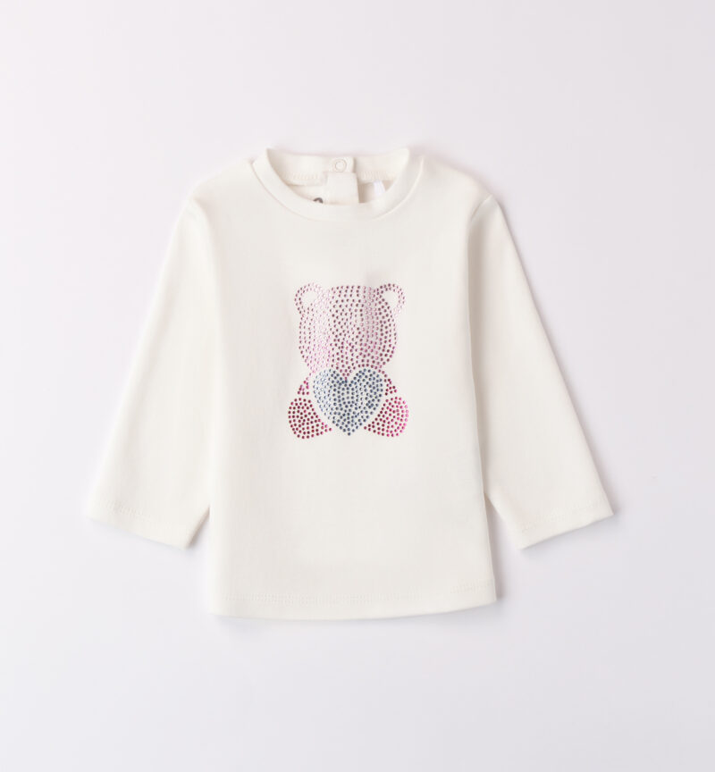 iDO – T-shirt baby femmina in caldo cotone