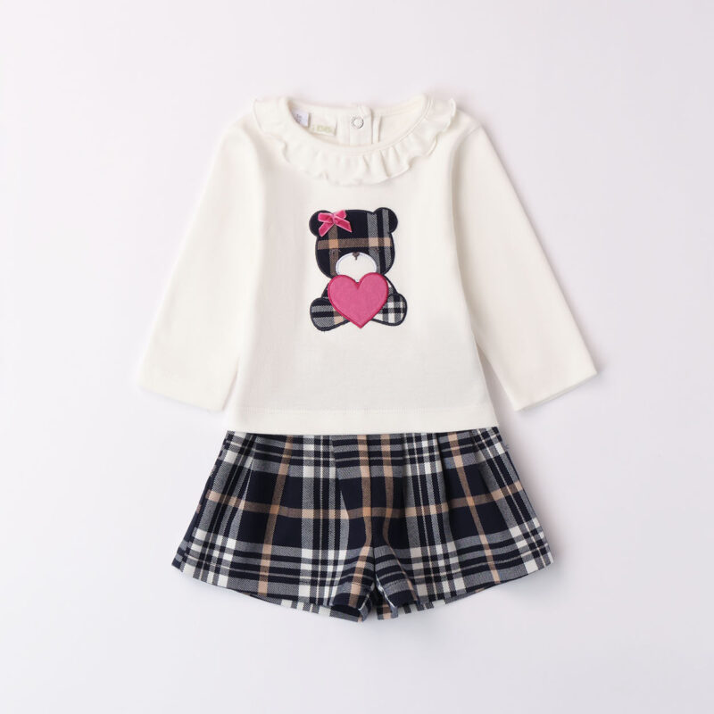 iDO – Completo baby femmina in caldo cotone