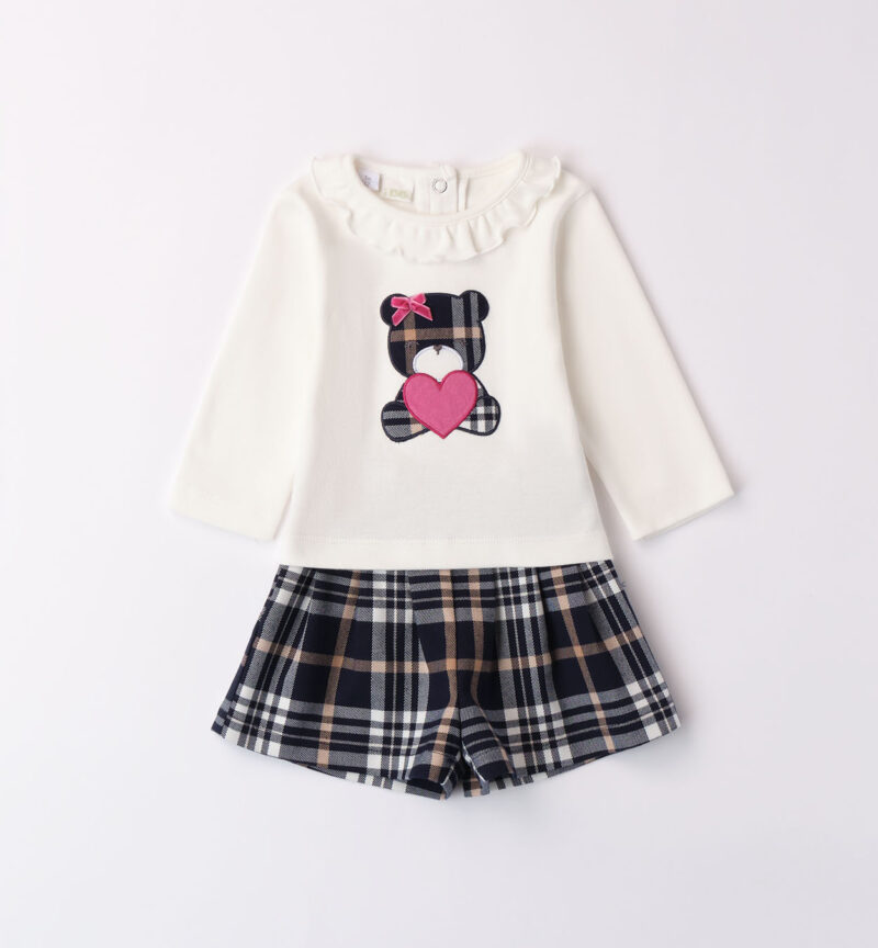 iDO – Completo baby femmina in caldo cotone